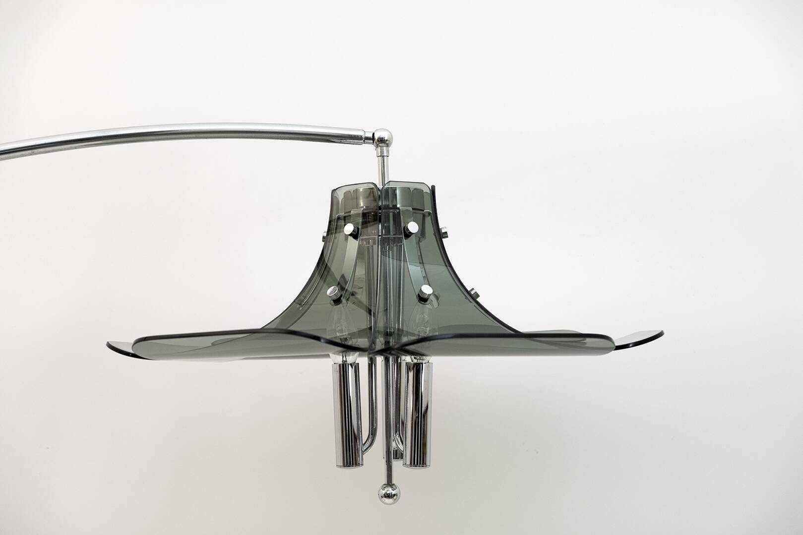 Fontana Arte Vintage Italian Arc Floor Lamp, 1970s