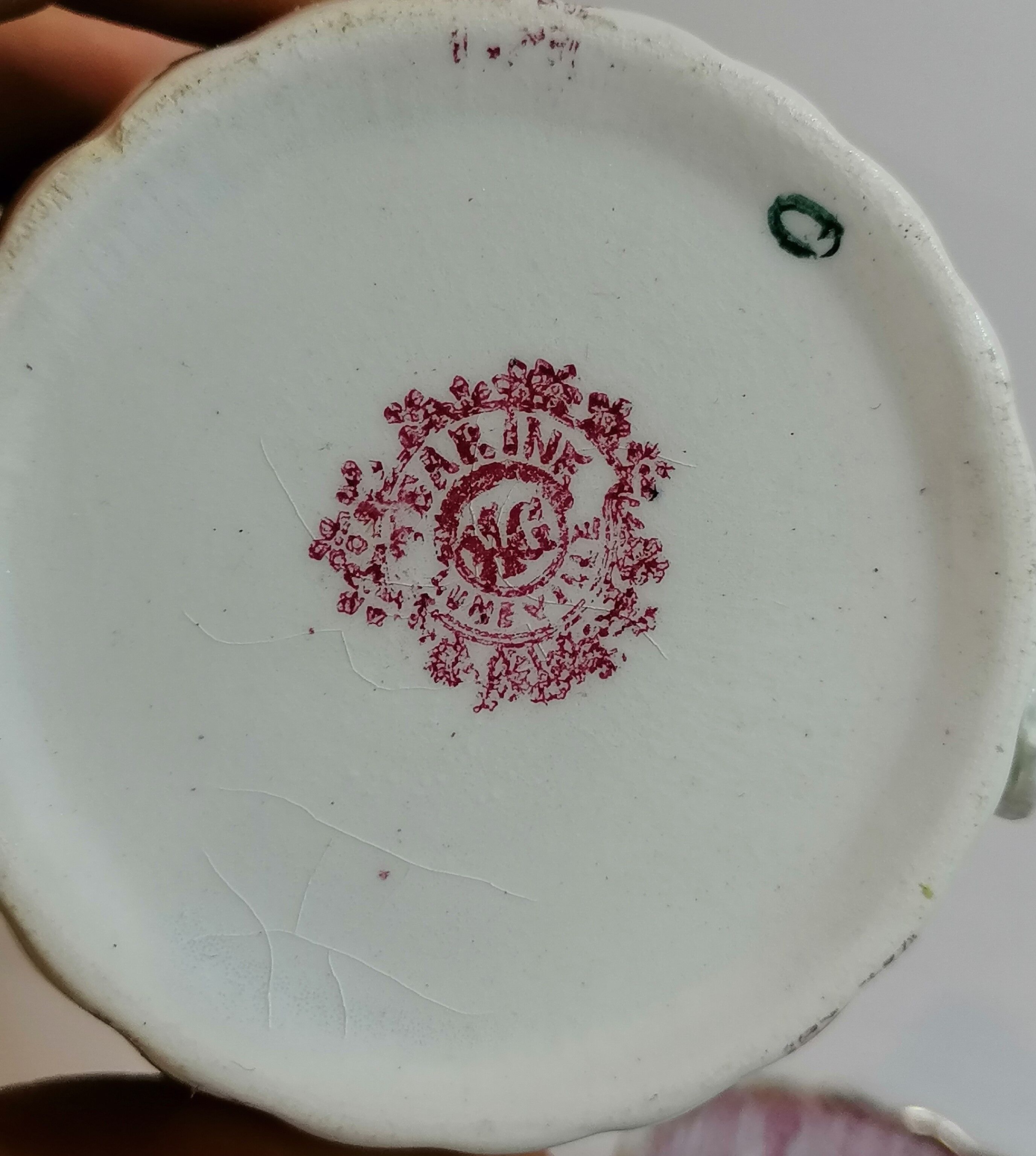 Tête à tête in luneville pink porcelain