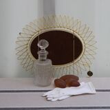 Gilded metal mirror