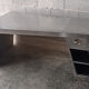 Aviator-style desk - 1 drawer