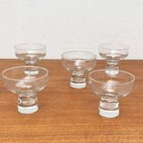 Danish glass candle holder replacement, 1960s