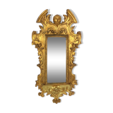 Baroque mirror in gilded wood, 20th