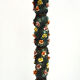 Ceramic floor lamp with little roses, 1950s