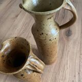 Set of two stoneware vases