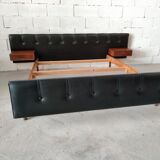 Lit scandinave en palissandre