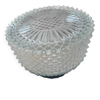 Plafonnier rond 20 cm  en verre tournesol