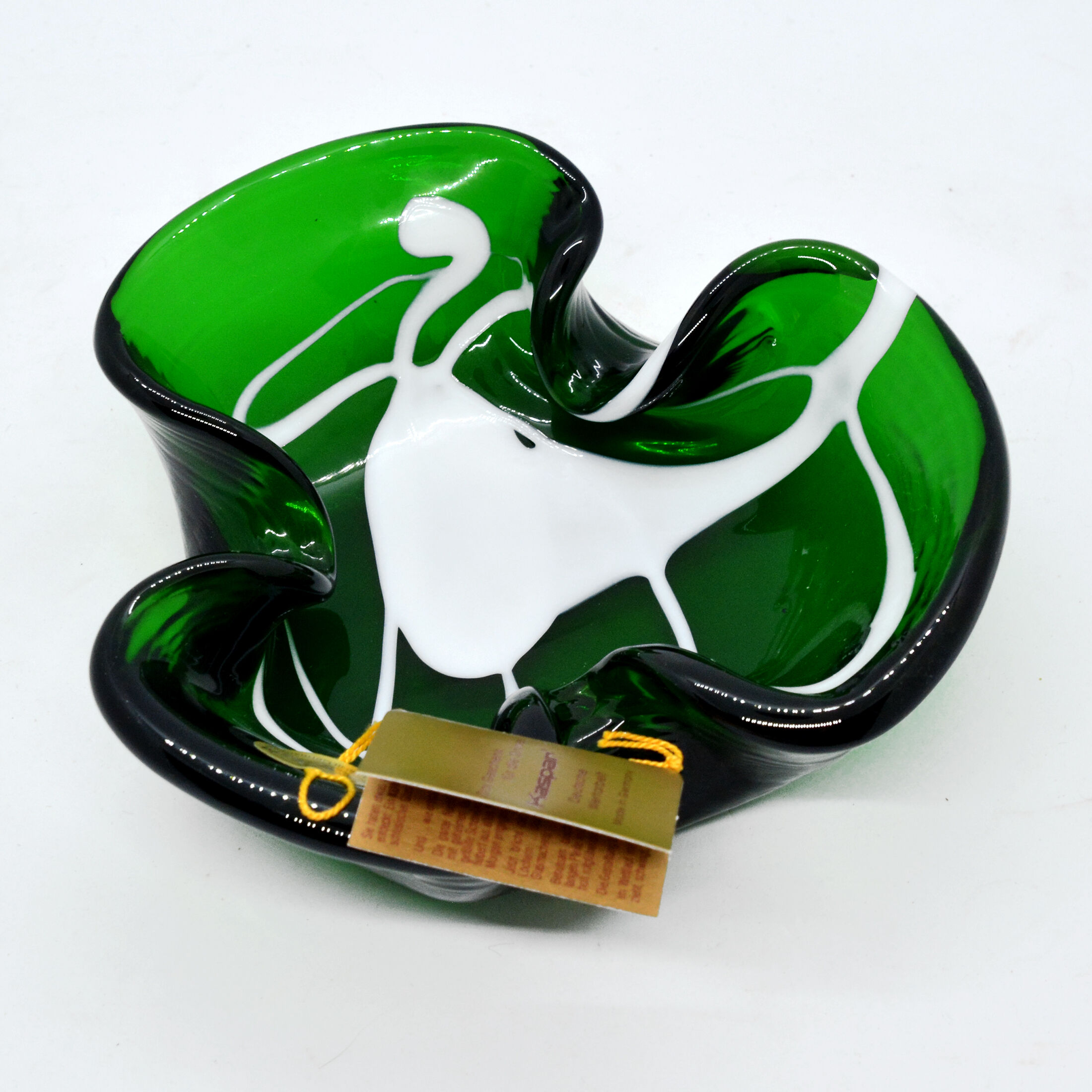 Kaspar Single Art glass ashtray, Germany 1970s