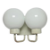 Two-armed wall lamp from Elmet Zabrze, 1970s