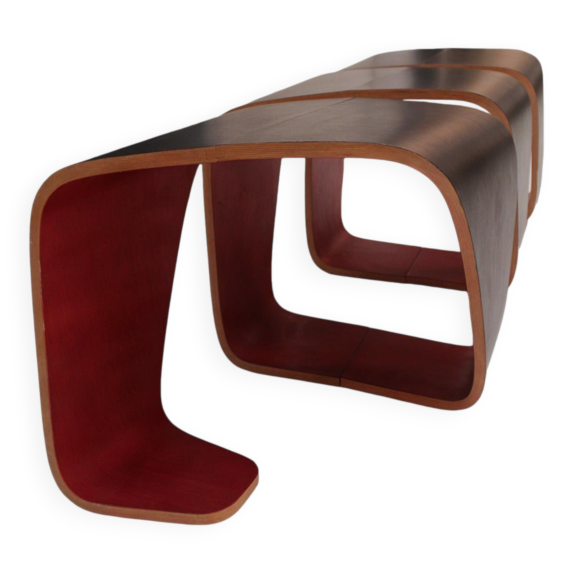 Dna Modular Bench Made in Wood by Leonardo Rossano and Debora Mansur 2013.