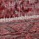 7x10 Rug For Living Room Wine Red Turkish Vintage Rug, 213x311Cm