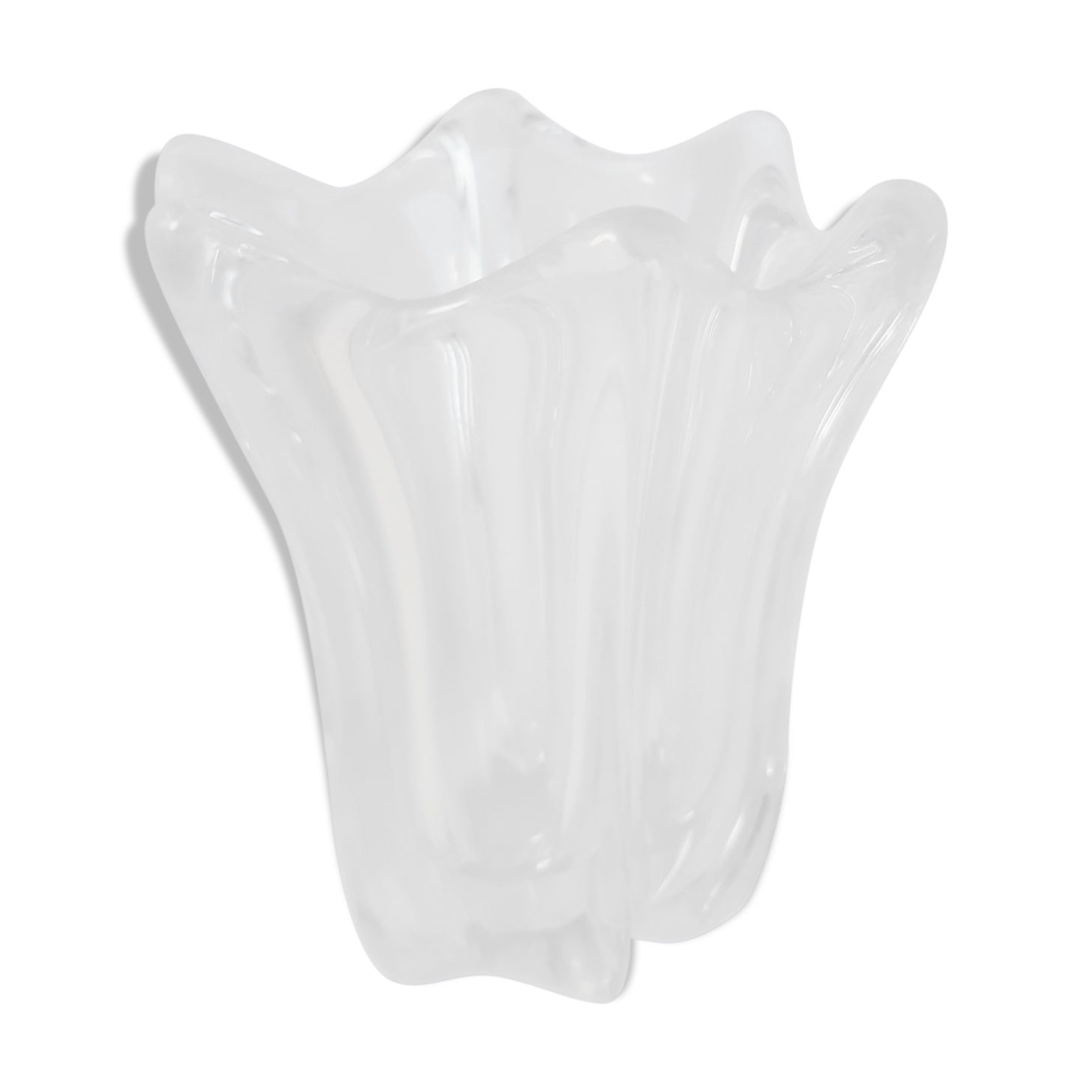 Vase en cristal signé Daum France