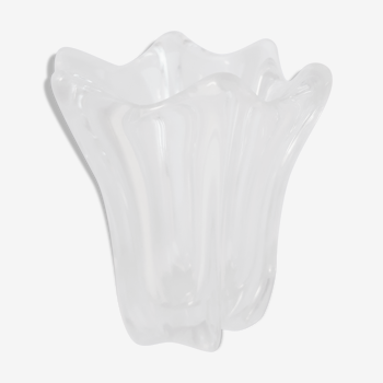 Small crystal vase by Daum France