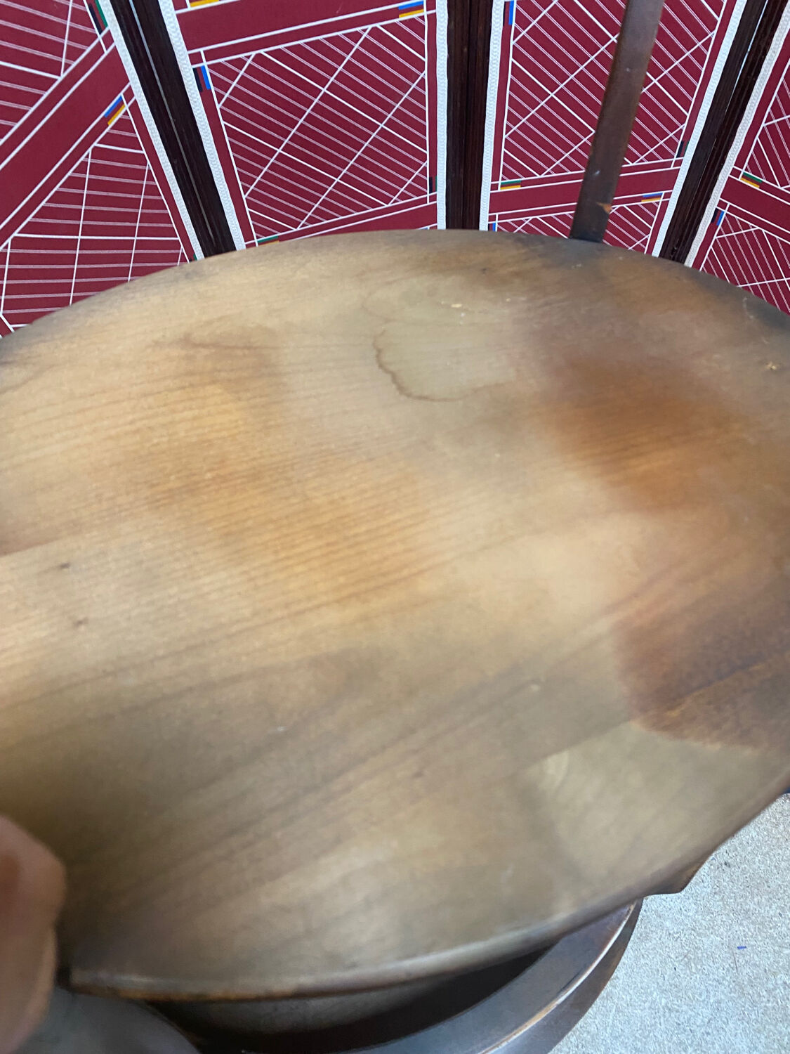 Louis XV style pedestal console, Shabby Chic