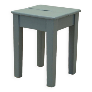 Tabouret en pin, design - fabrication