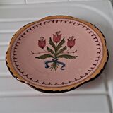 Flat plate cracked flowery