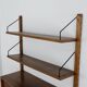 Walnut Wall Unit Shelving System 'Royal System' by Poul Cadovius 60s Danish Design