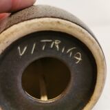 Ceramic table lamp, made by Danske Vitrika in the 1960-1970s