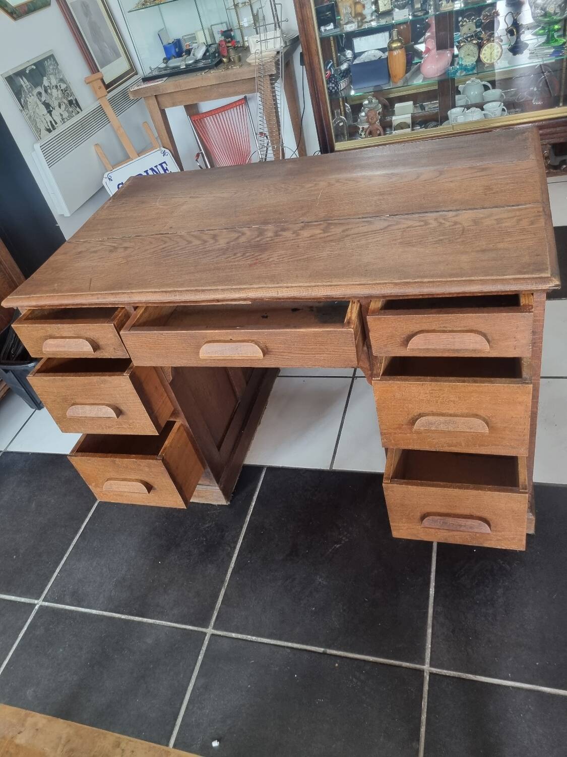 Old vintage desk