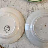 Set of 4 flat plates Digoin