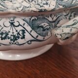 White Iron Earth tureen with green patterns