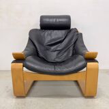 Swedish Kroken Lounge Chairs & Ottoman by Åke Fribyter for Nelo, 1970s
