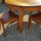 Art deco table and chairs