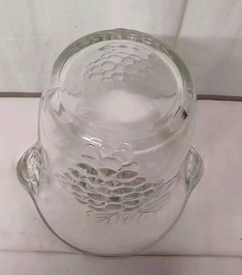 Crescendo vintage glass champagne bucket