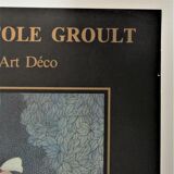 Poster exhibition Paul Poiret and Nicole Groult Paris 1986 Georges Barbier