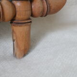 Vintage light bamboo mirror 107 x 79 cm