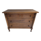 Commode 3 tiroirs style Empire à colonnes