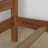 Solid elm bed frame