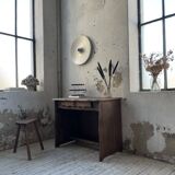 Aranjou elm brutalist desk