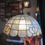 Art Deco mother-of-pearl pendant lamp