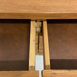 Solid elm sideboard and leather slats