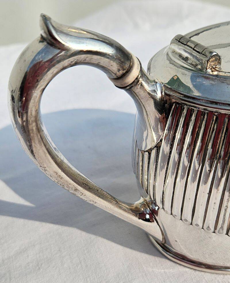 Philip Ashberry & Sons Sheffield English Teapot Art Deco Pattern