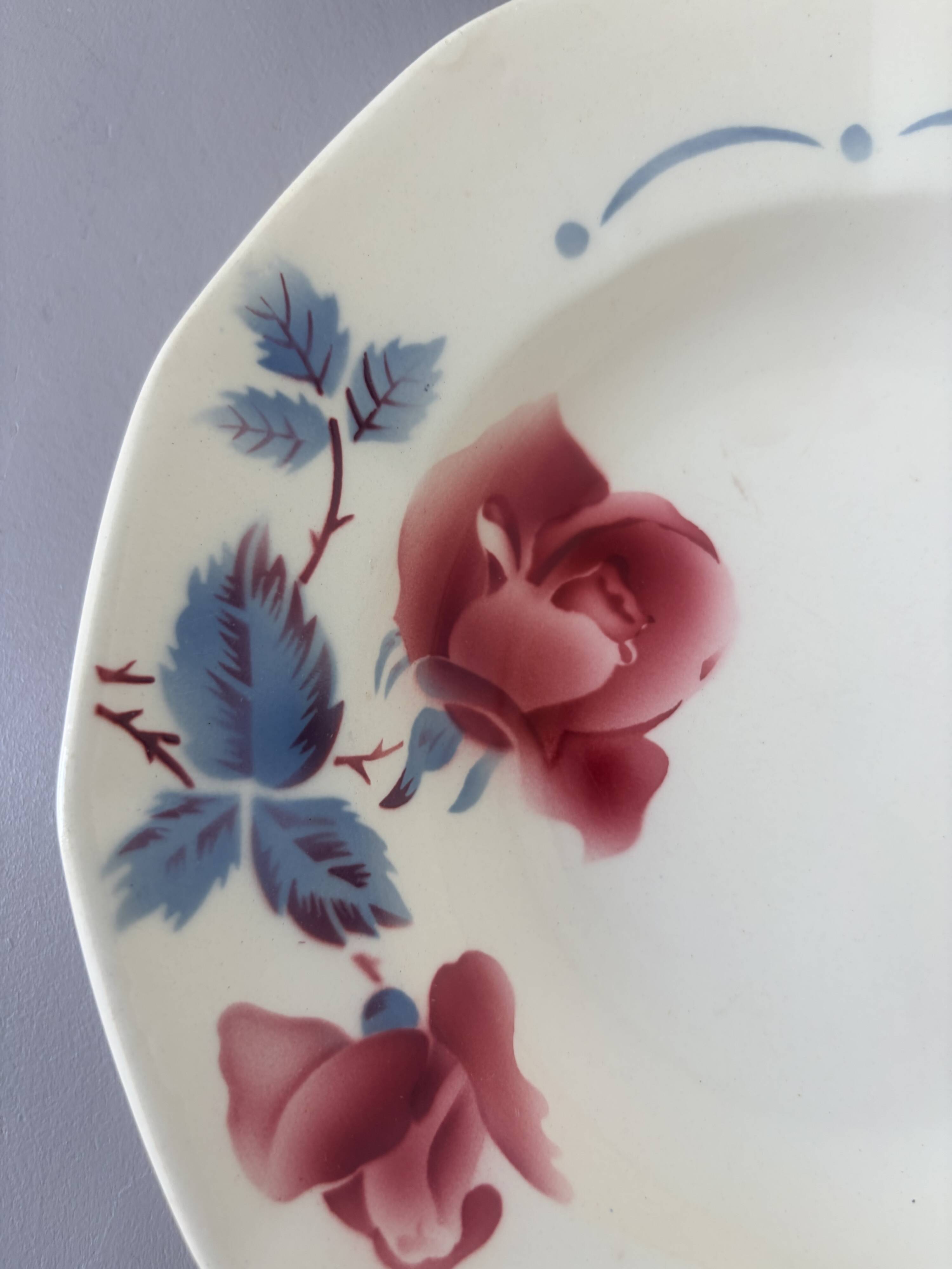 2 vintage deep plates from Digoin Sarreguemines 2107128