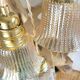 Vintage tulip lamps in customizable iridescent glass