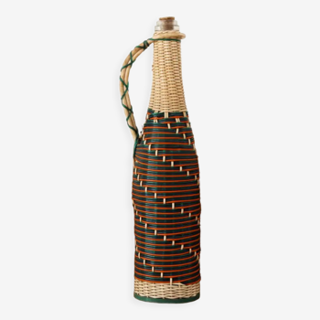 Vintage scoubidou bottle