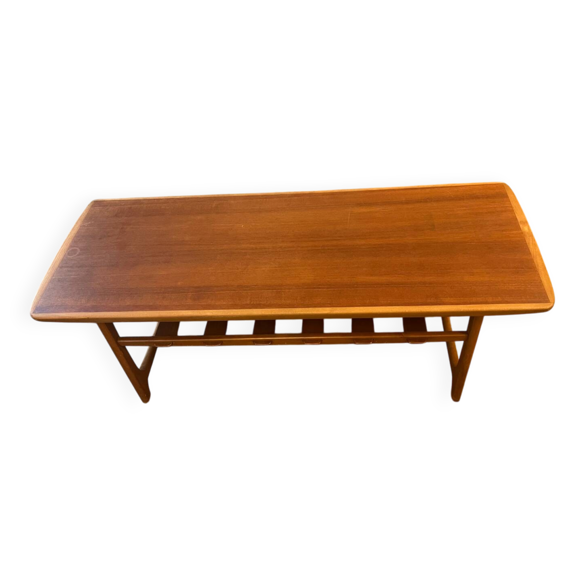 Scandinavian coffee table in teak