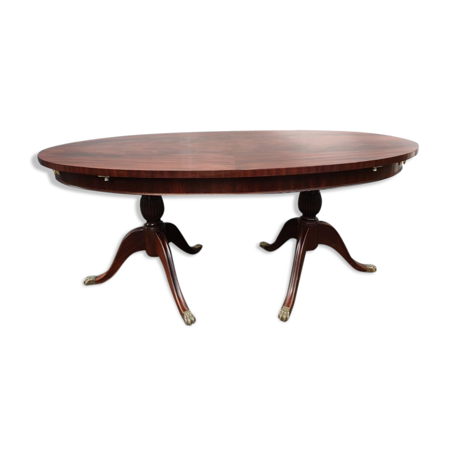 English regency oval table from 6 to 12 guests