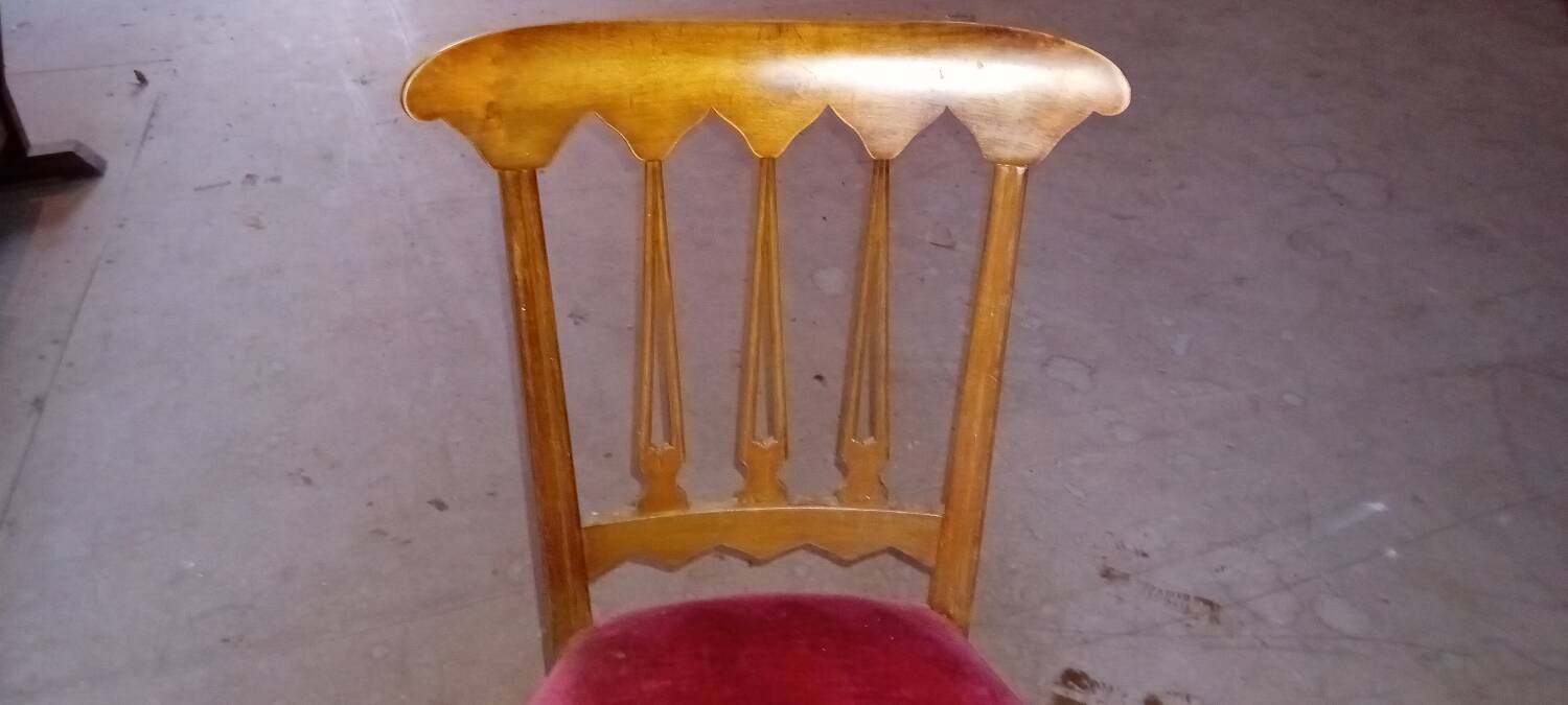 6 chaises fin 19 ème,début 20 ème