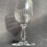 3 Water glasses – Blown and cut crystal