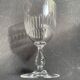 3 Water glasses – Blown and cut crystal