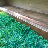 Walnut veneer shelf