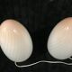 Vetri paire de oeufs en verre de Murano