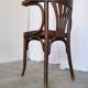 Chaise de salle à manger vintage en bois courbé : fauteuil style Thonet du milieu du siècle