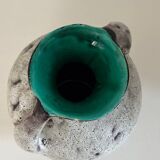 Vintage fat lava vase