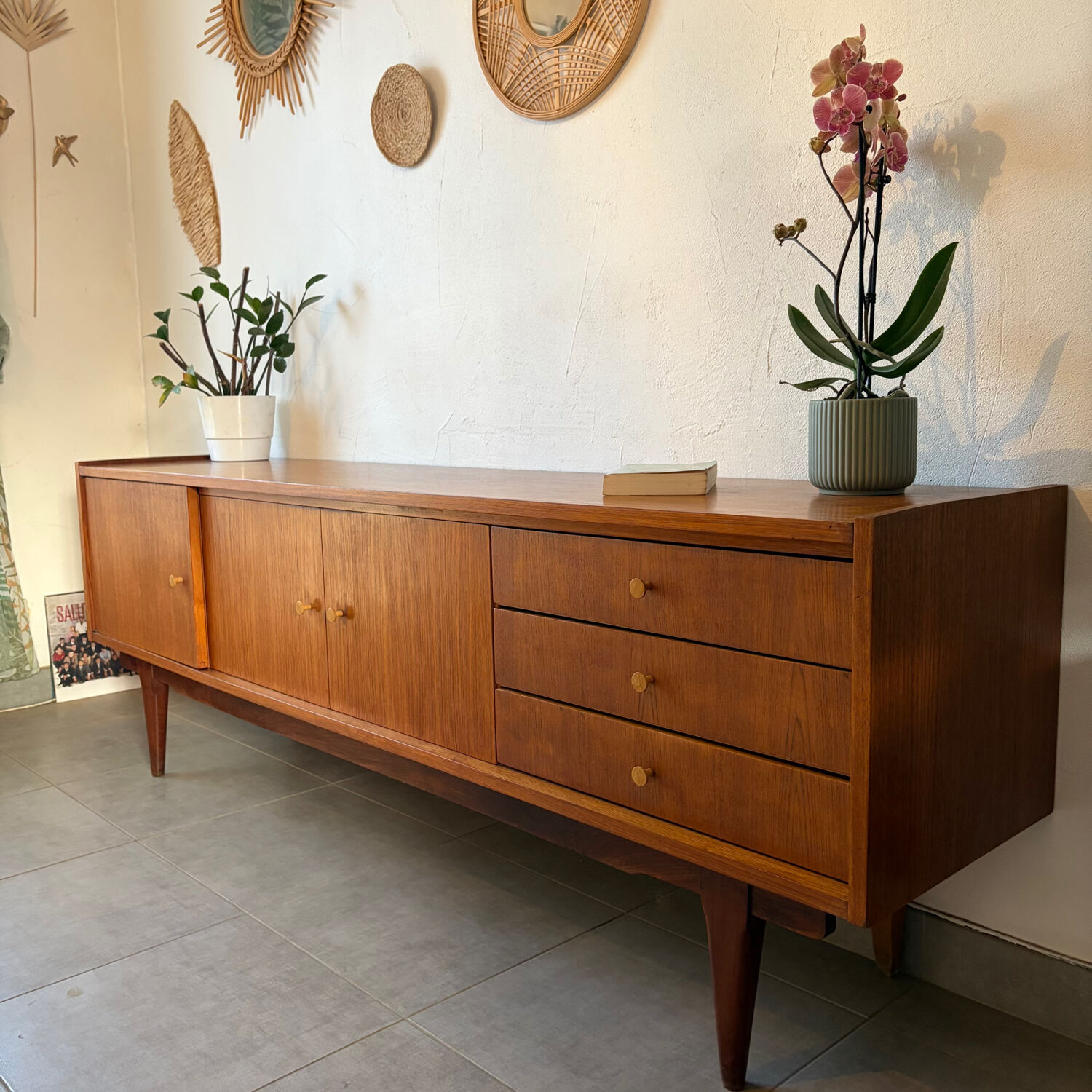 Scandinavian teak sideboard