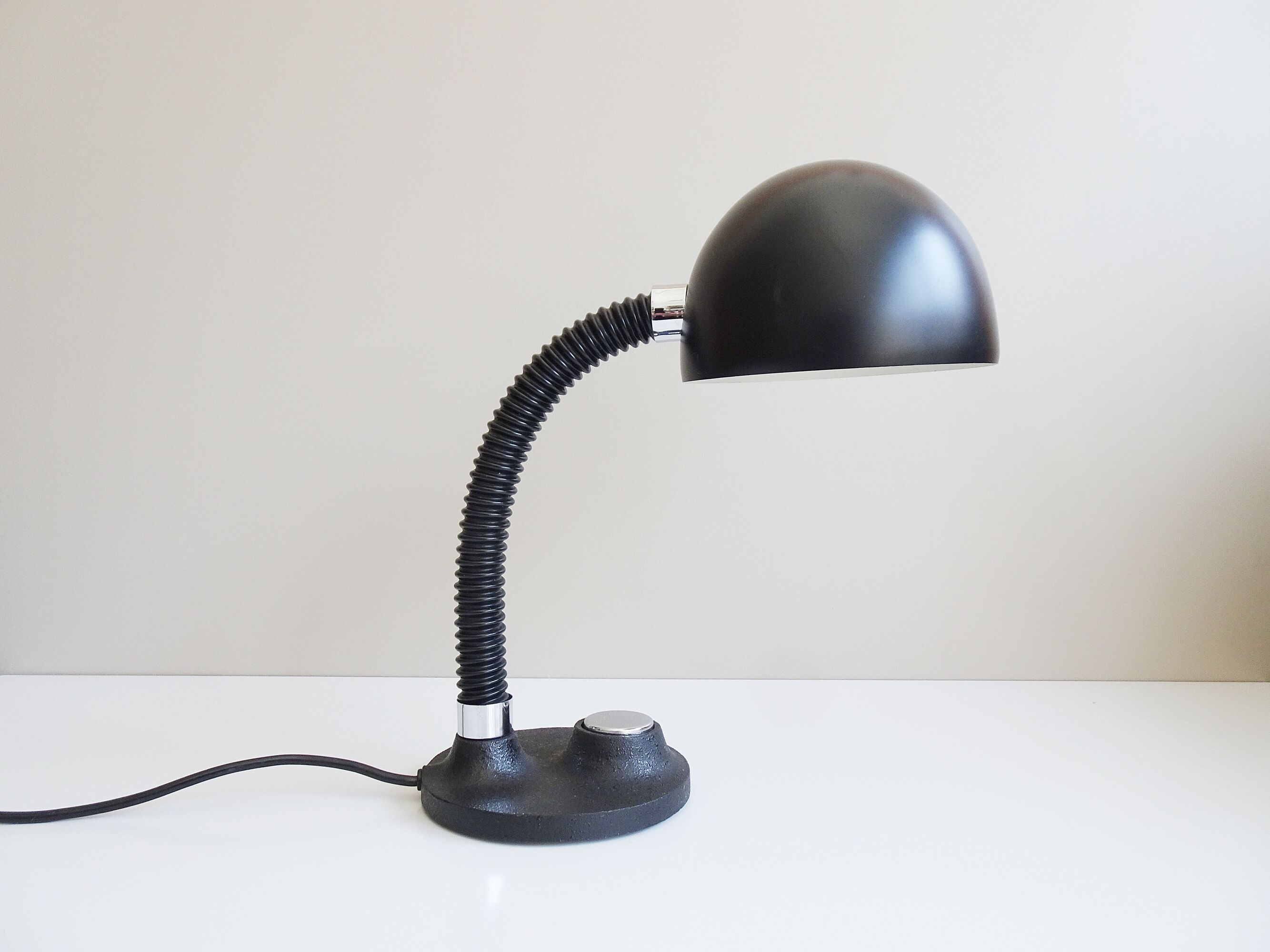 Black desk lamp from