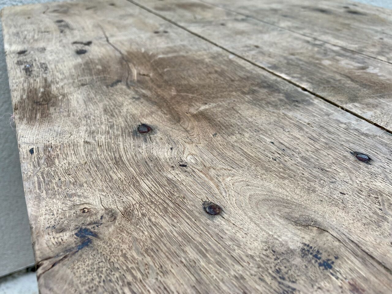 Antique solid wood table